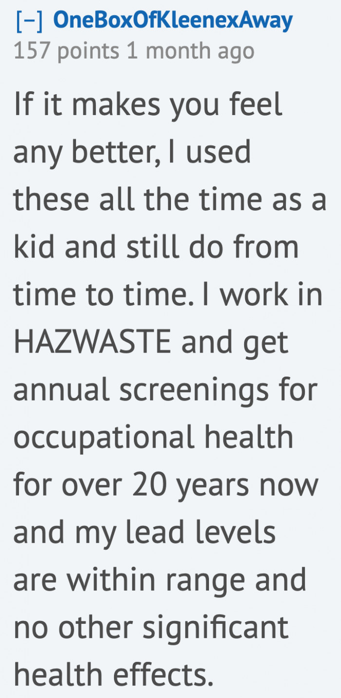 A stranger quelling the original poster's fear.