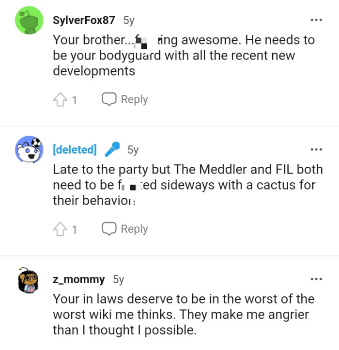 OP's brother needs to be her bodyguard