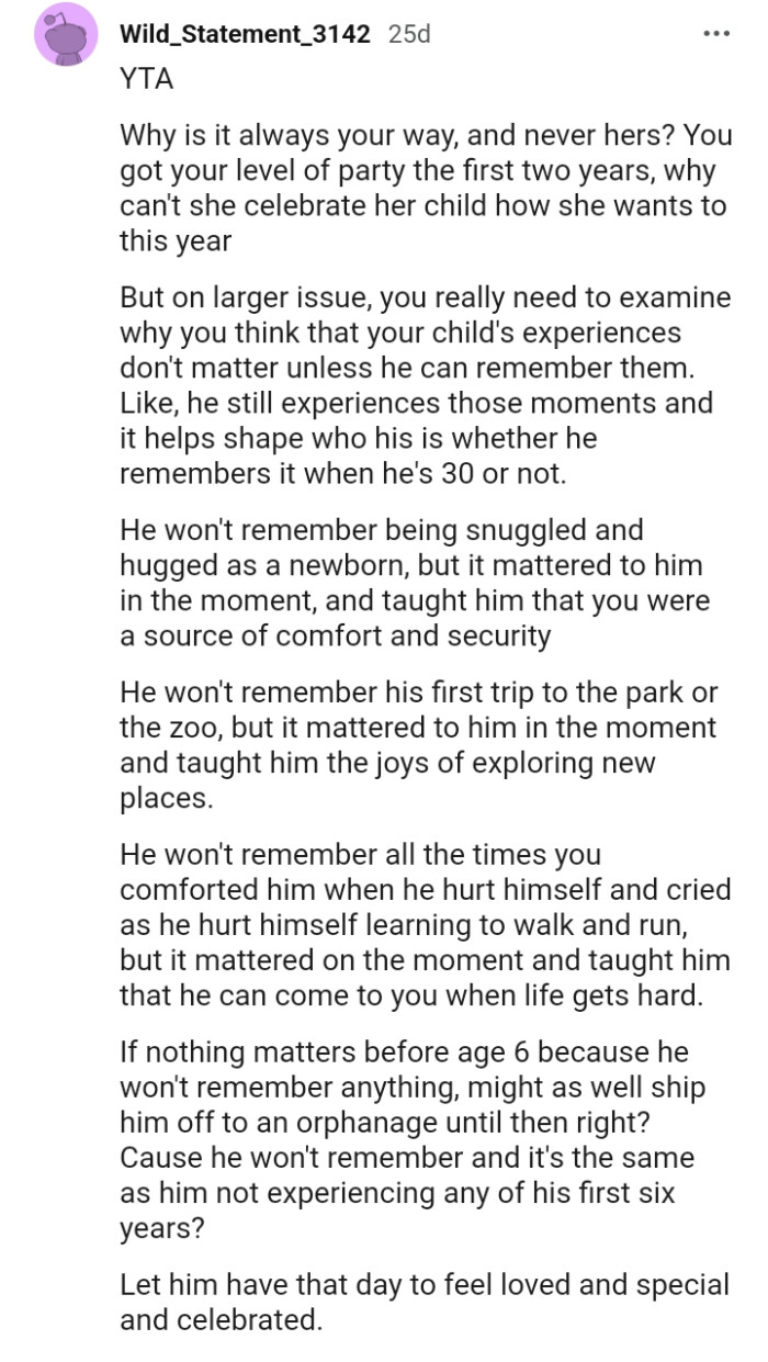 The OP has gotten his way twice, so his GF should have been okay now.