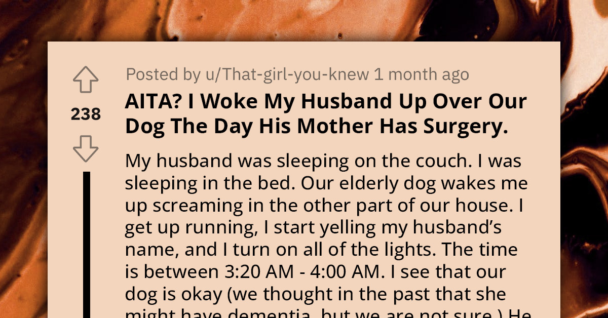 Redditor Gets Labelled An A**hole For Waking Up Her Husband And Starting A Fight In The Middle Of The Night