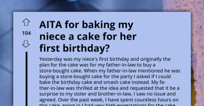 She Baked Her Niece’s Birthday Cake As A Surprise — And Now Her Whole Family’s Furious