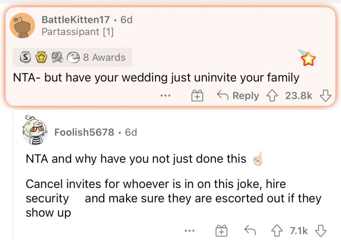 Here's one of the top comments that was left on this Reddit post.