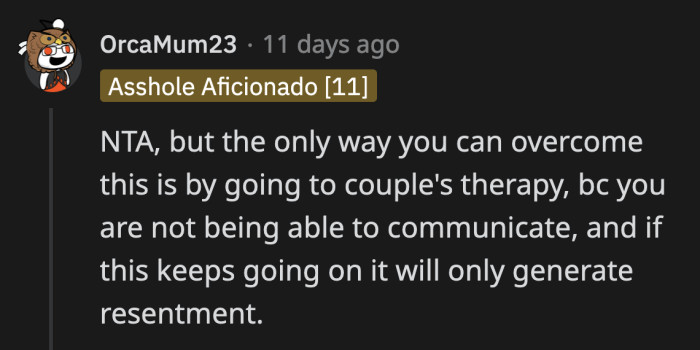 They do need therapy.