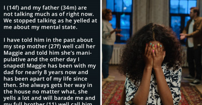Daughter Calls Out His Father's Wife For Being Manipulating, And It Causes A Whole Family Argument