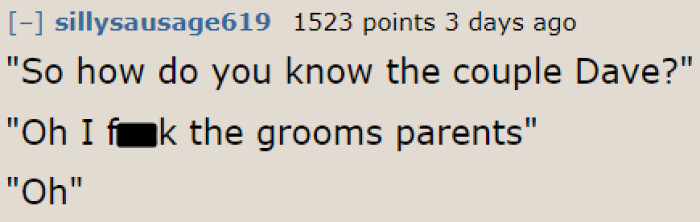 This is exactly what would happen at the wedding if the polycule partner comes.