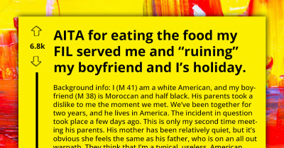 Petty Guy Eats Hellishly Spicy Food His BF's Dad Prepared For Him Out Of Spite, Ruins The Rest Of The Trip