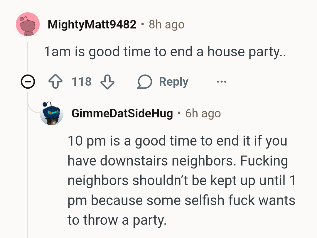 A good time to end the party