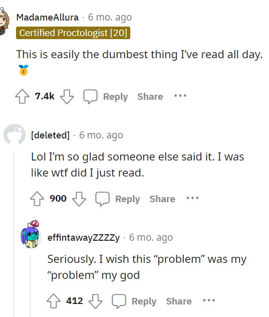 This sounds about right. We can't figure out what the problem is here.