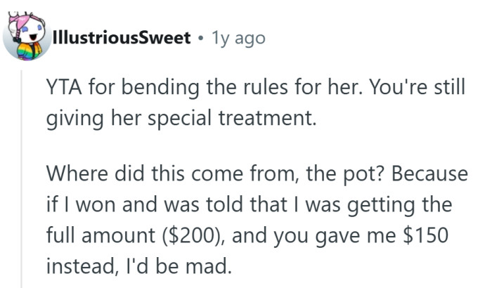 “Special treatment” seems to be the real theme of the night, not the costumes.