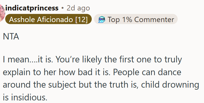 Child drowning is insidious.