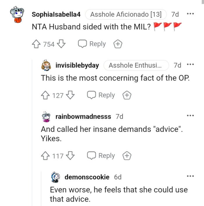 A red flag for this Redditor