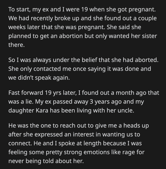 It hurt OP how much time was wasted because of a lie. He and Kara looked so alike but were still strangers to each other.