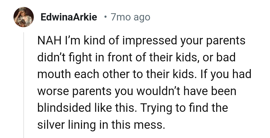 Trying to find the silver lining in the mess