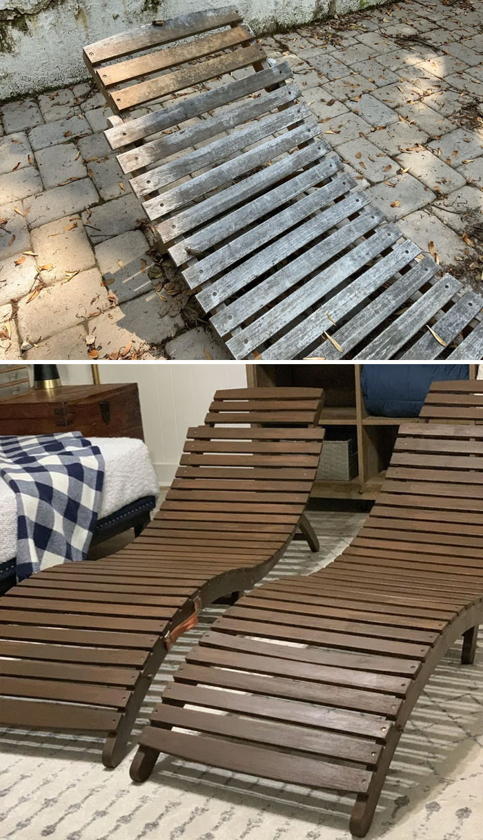 27. Those items were about to be discarded, but the person knew they held untapped potential.