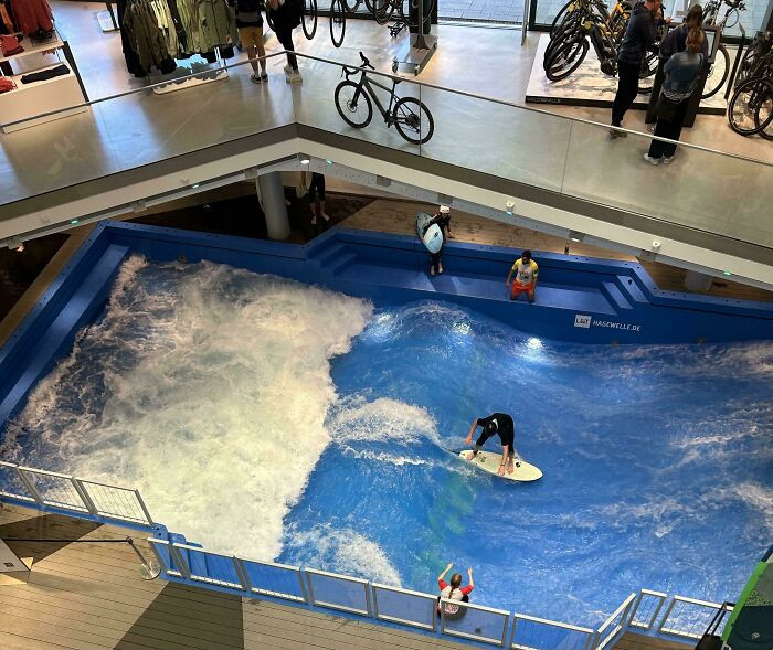 "This Department Store In Germany Has A Surf Wave"