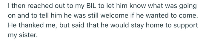 OP’s Sister and BIL Decided to Stay Back from the Party