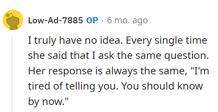 Apparently, it's a secret plot twist even the OP isn't privy to.