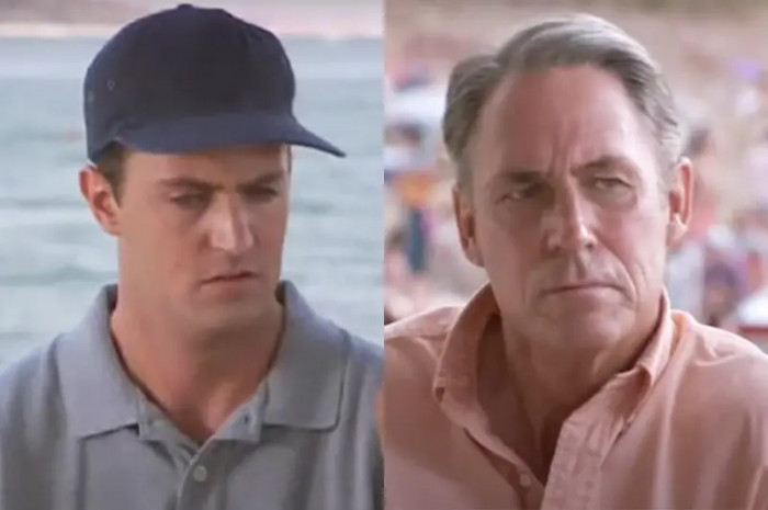 12. Matthew Perry and his father, John Bennett Perry, in Fools Rush In