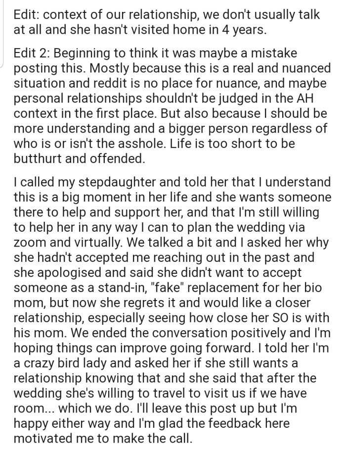 Some important edits