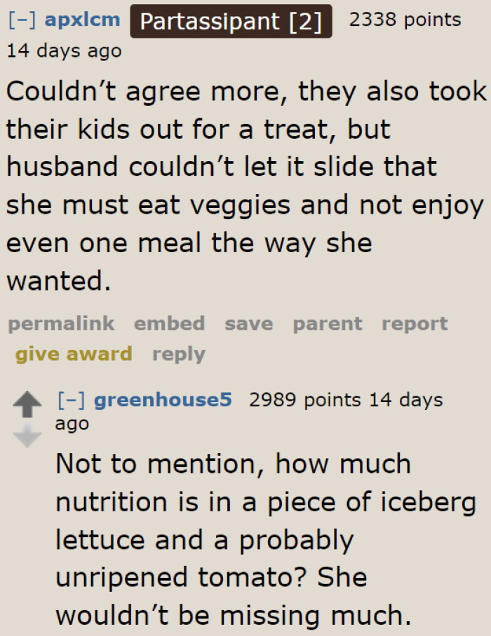 It's a treat. Let the kids eat whatever they want.