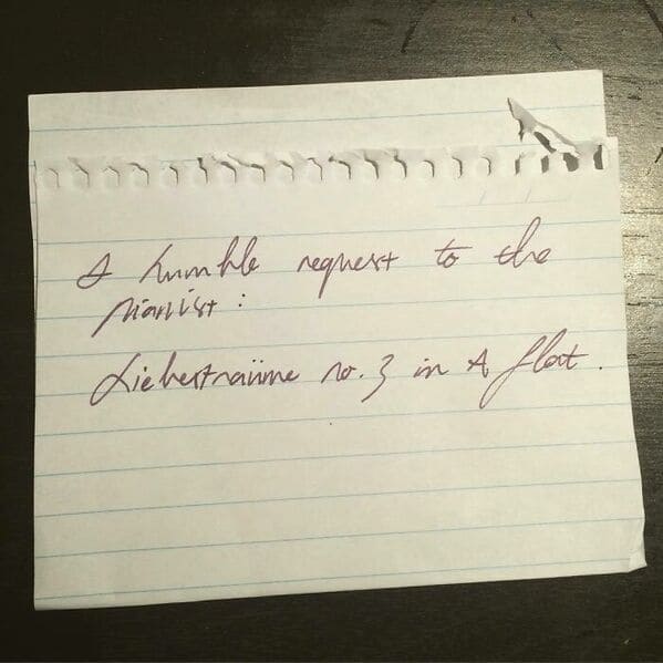34. “One Of My Neighbours Slipped This Under My Door While I Was Practising, I Thought They Were Going To Make A Noise Complaint But They Just Had A Request”