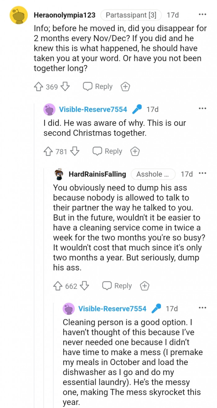 He should have taken you at your word