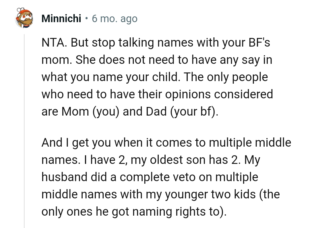 When it comes to multiple middle names