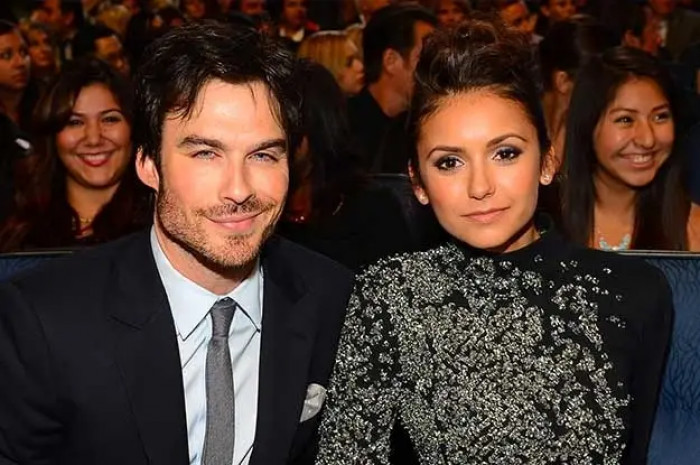 15. Nina Dobrev and Ian Somerhalder separated in 2013, but Ian's wife, Nikki Reed, confirmed that the three of them are actually friends