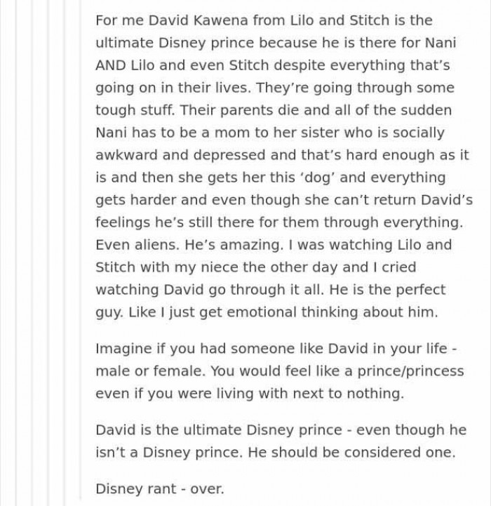 7. He is the best Disney prince, despite not being one technically