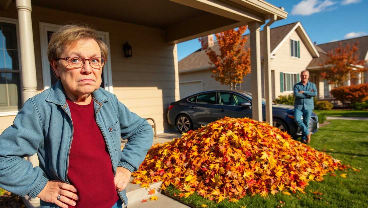 Neighbors Leaves Dumped on Porch: Justified Revenge or AH Move?