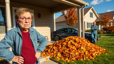 Neighbors Leaves Dumped on Porch: Justified Revenge or AH Move?