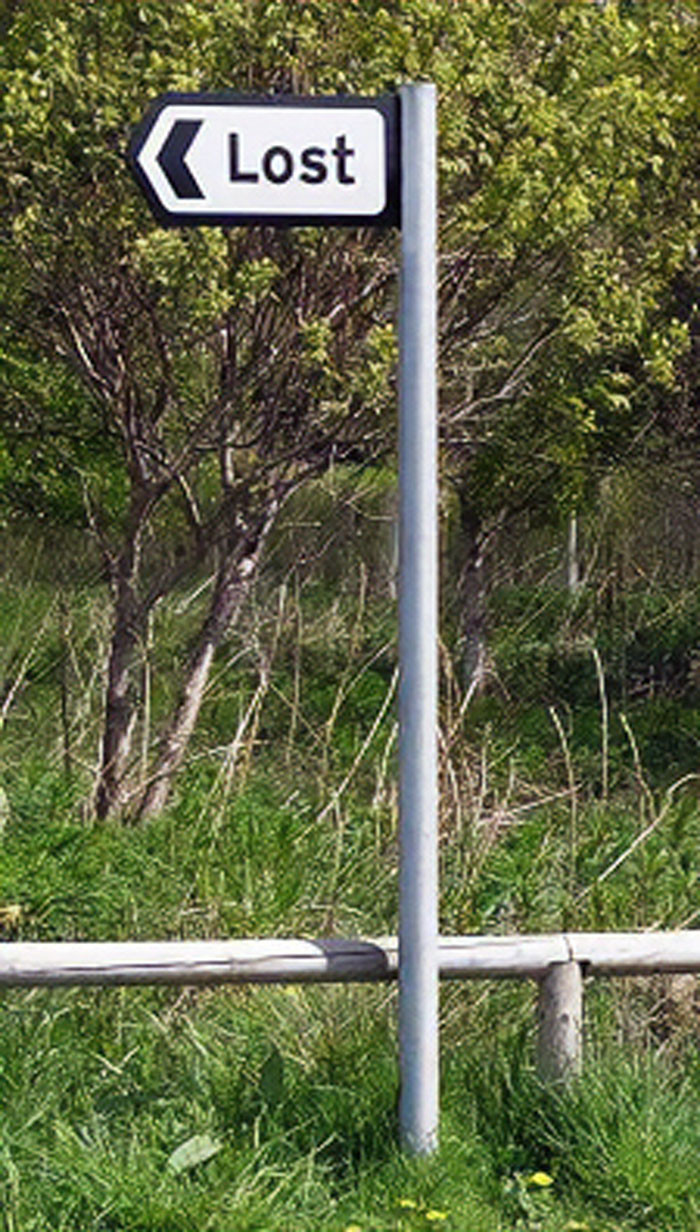 49. If you're lost, just go this way