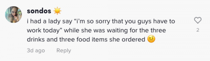 Some individuals then shared their own experiences as Starbucks employees during the holidays.