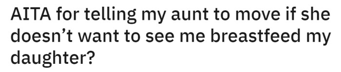 The original question: