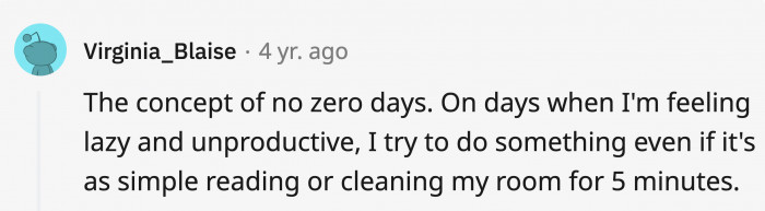 28. Even if it’s just a two-minute task.