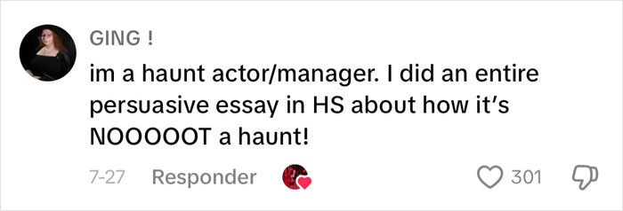 Even a haunt actor calls it out—‘This is NOT a haunt!’