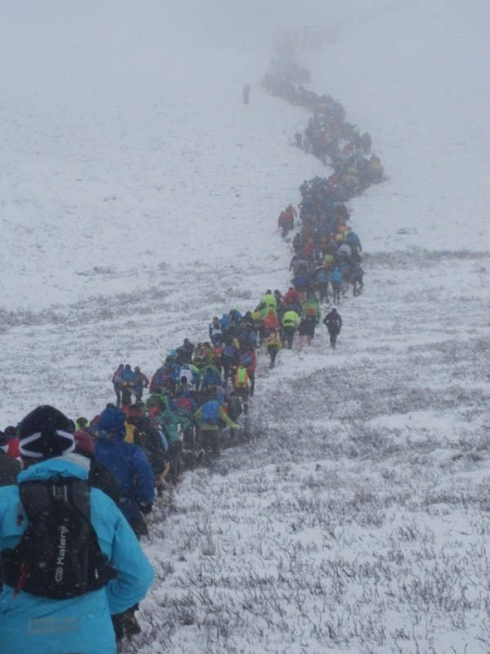 5. Doing outdoor sports in conditions that would make Bear Grylls scream like a girl (not a Scottish girl)