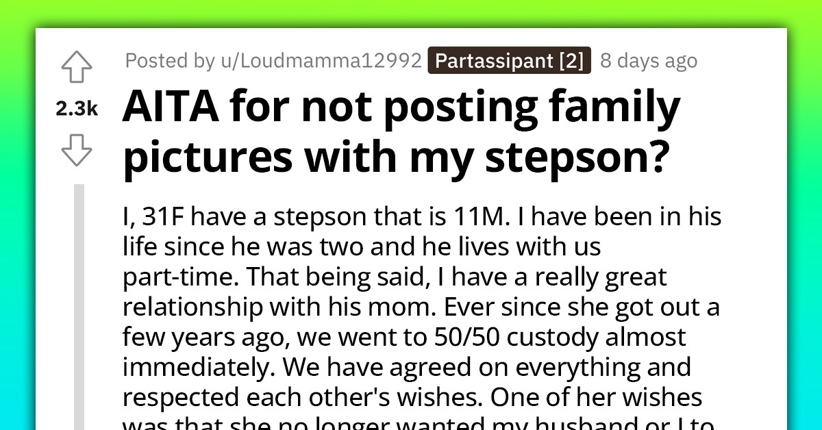 Stepmom Under Fire From Husband’s Ex For Excluding Her Son From Picture-Perfect Family Photo
