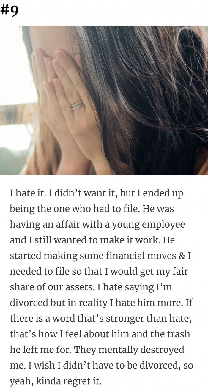 9. You wish you had married someone else.