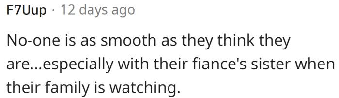 No one is that smooth