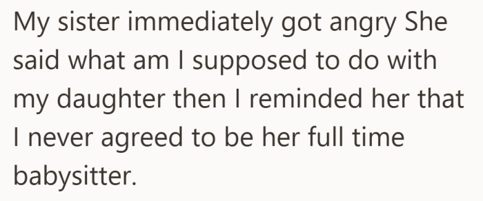 The announcement of her trip exposed an expectation that had been sitting there all along.