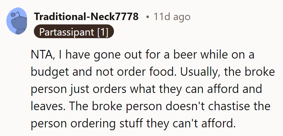 In the broke person's playbook, silence speaks louder than the bill.