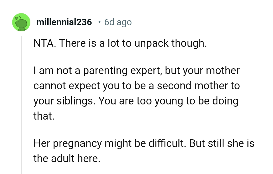 The OP is too young to be doing that