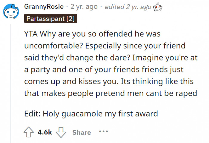 Wake up, girl! Why are you trying to force yourself onto someone? Men are being taken advantage of too—and in this case, it seems like you’re on the shorter end of the stick.