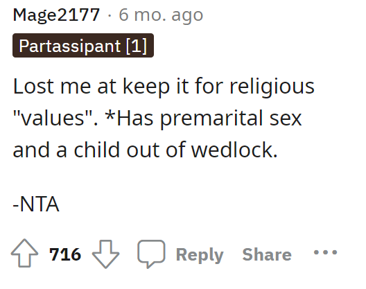 Yeah, I'd say they are well past the religion thing.