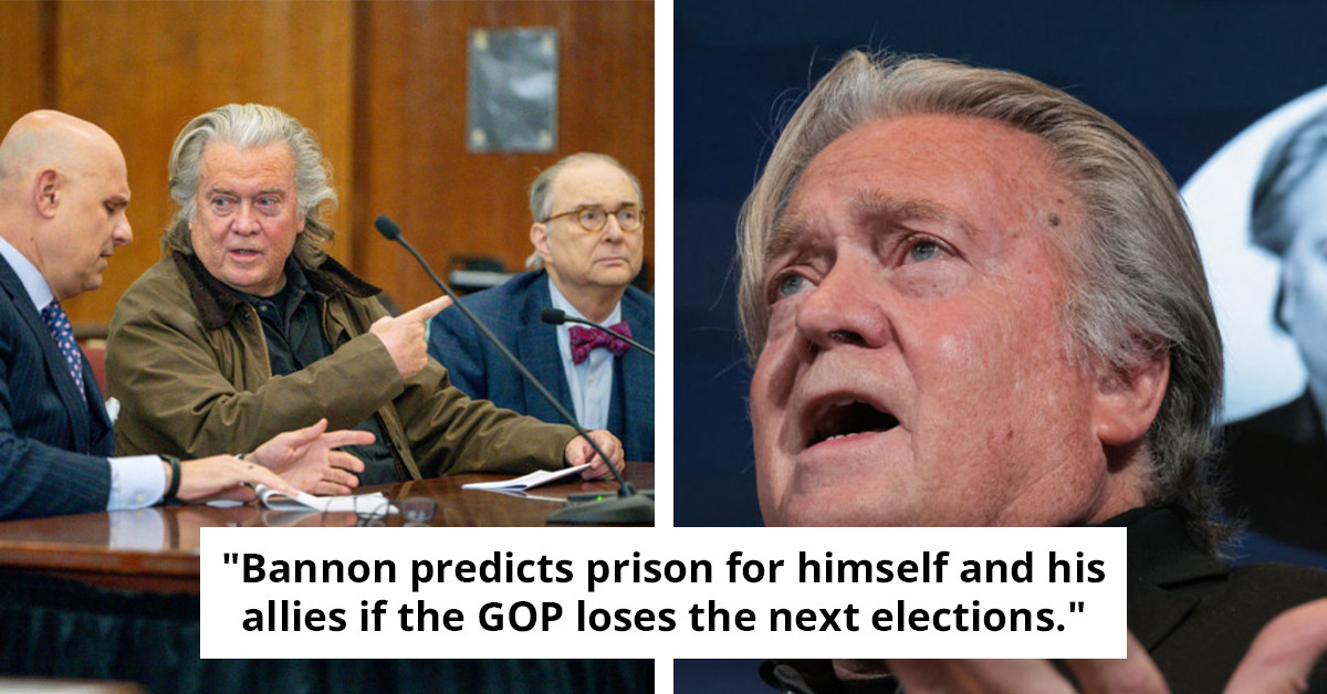 Steve Bannon, a close associate of Trump, warns of potential consequences if Republicans lose midterms