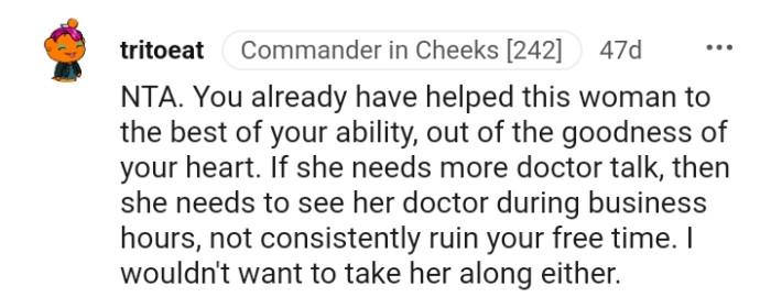 And the comments roll in...