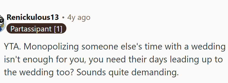 This sounds quite demanding