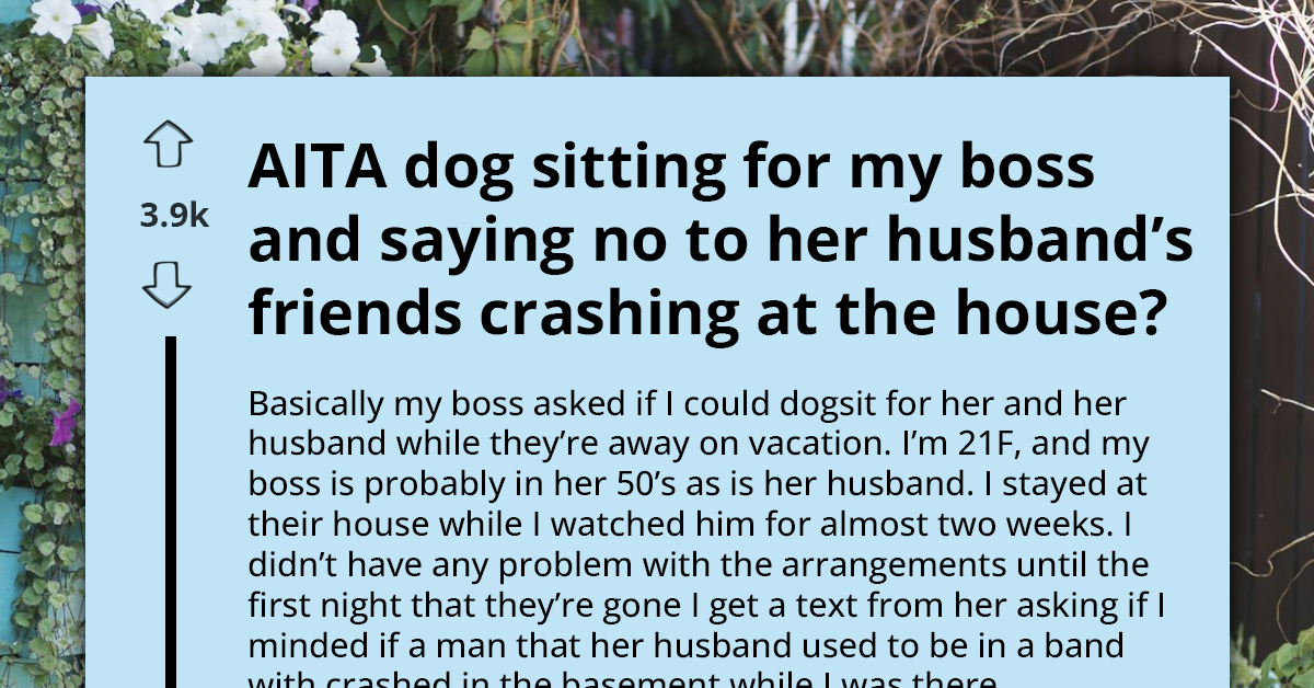 Young Employee Dog Sitting For Her Boss Refuses To Share The House With A Stranger
