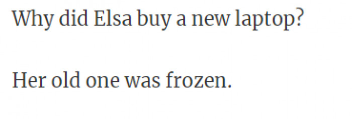 22. Won't the new one be frozen soon enough?